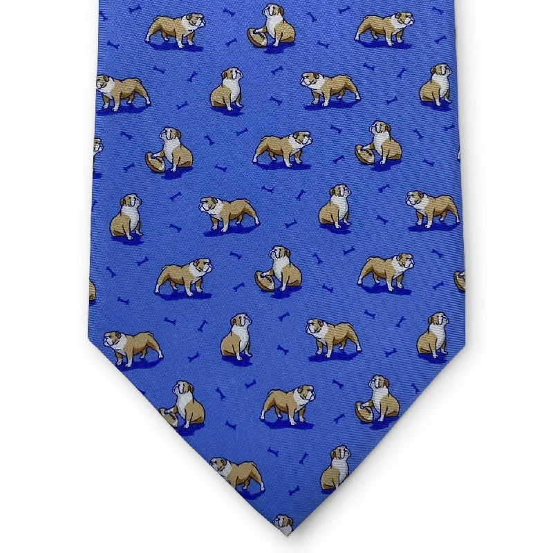 Bulldog Bonanza: Tie - Light Blue