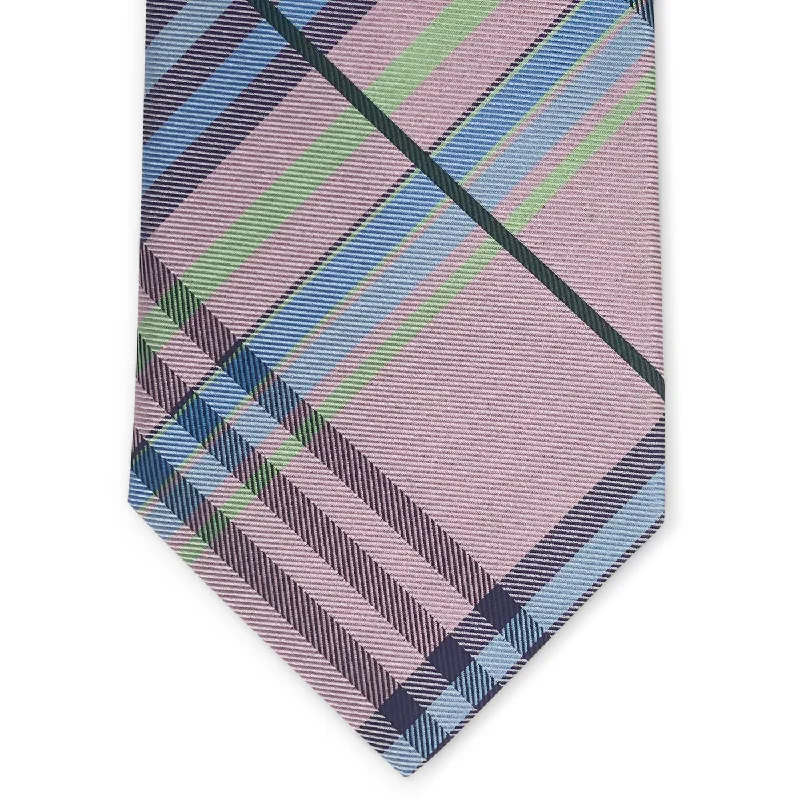 Neapolitan Plaid: Tie - Pink