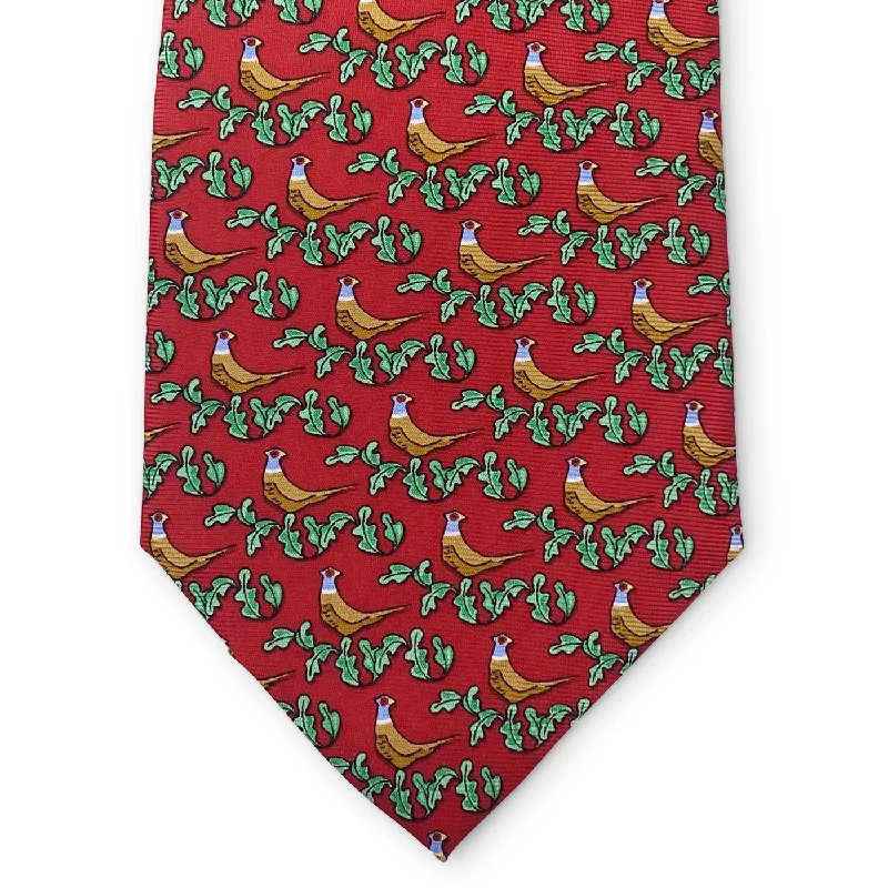 Pheasant Run: Tie - Red