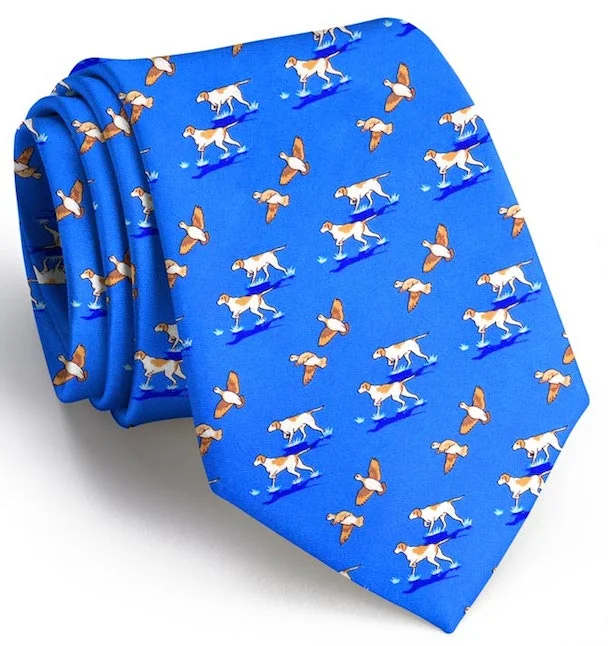 Quail Hunt: Tie - Mid Blue