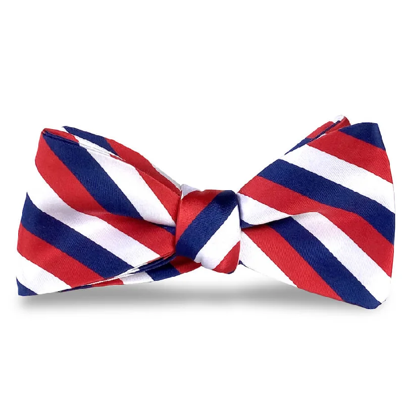 USA Stripes: Bow Tie - Red/White/Blue