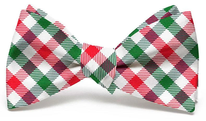 Collegiate Quad: Bow Tie - Red/Green