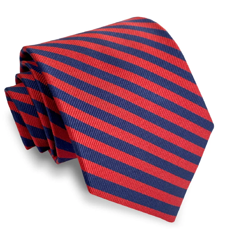 Kiawah: Tie - Red/Navy