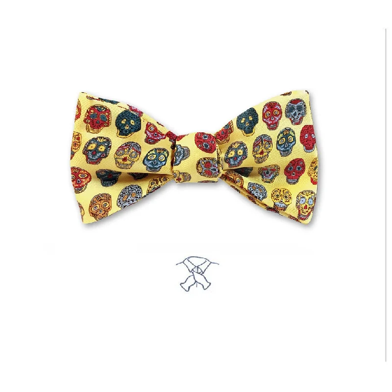 Day of the Dead Bow Tie