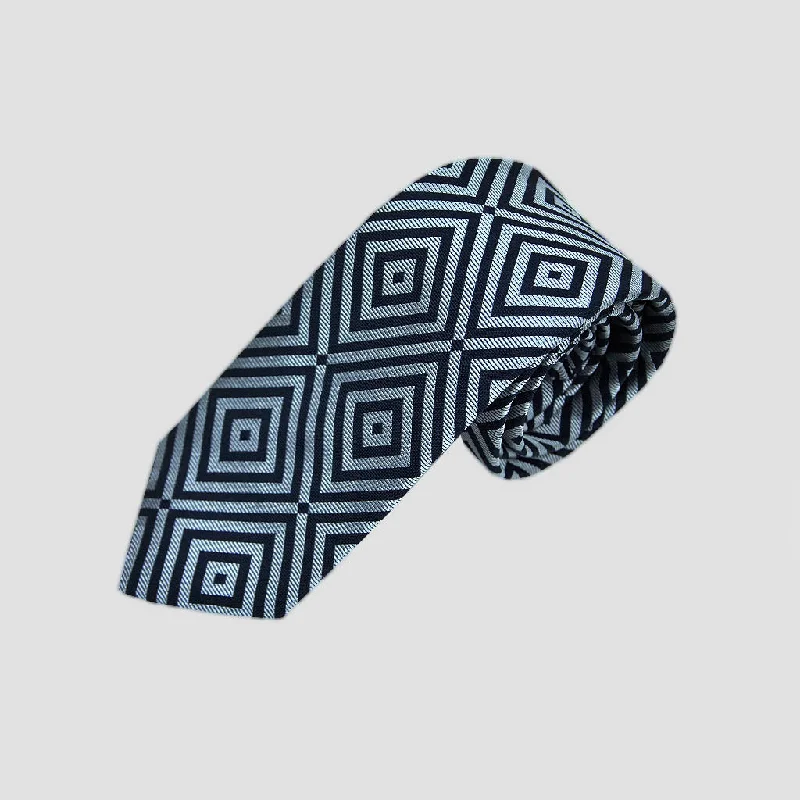 English Woven Silk Funky Diamond Tie