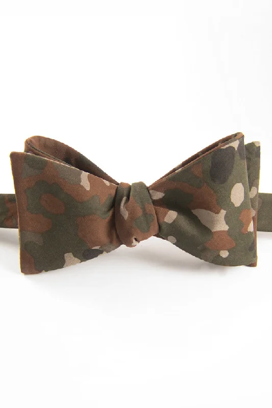 Forest Soft Camo Self Tie Bow Tie