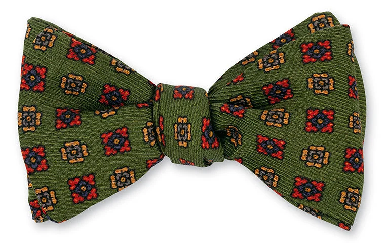 Green Alexander Neats Bow Tie - B5588