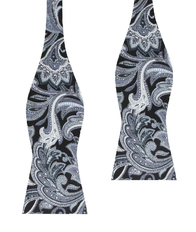 Lampedusa Paisley Self Bow Tie