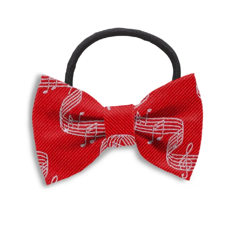 Melodious Red - Hair Bows