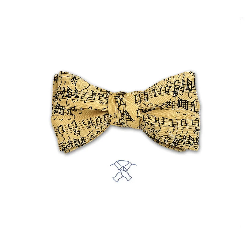 Music by JS Bach Bow Tie