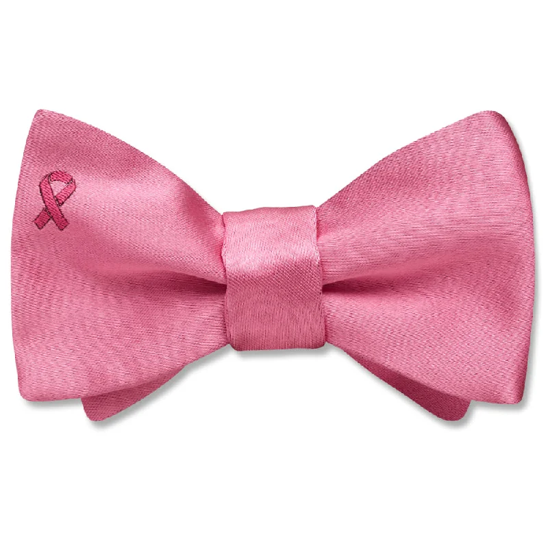 Pink Ribbon - bow ties