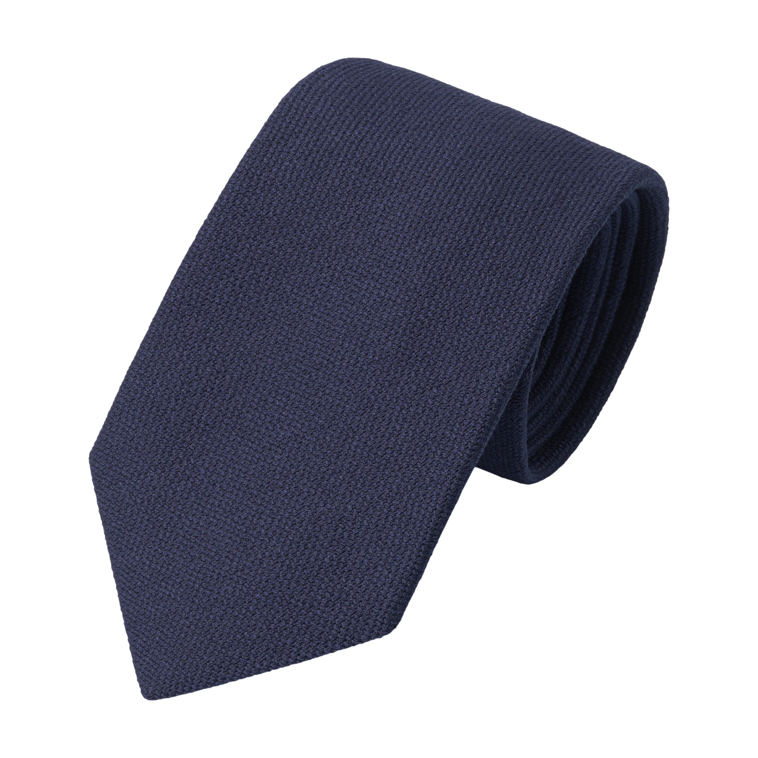 Grenadine Silk Tie in Dark Blue