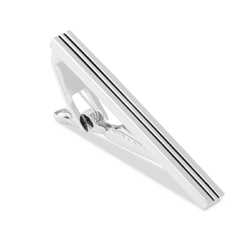 Sinatra Silver Tie Bar