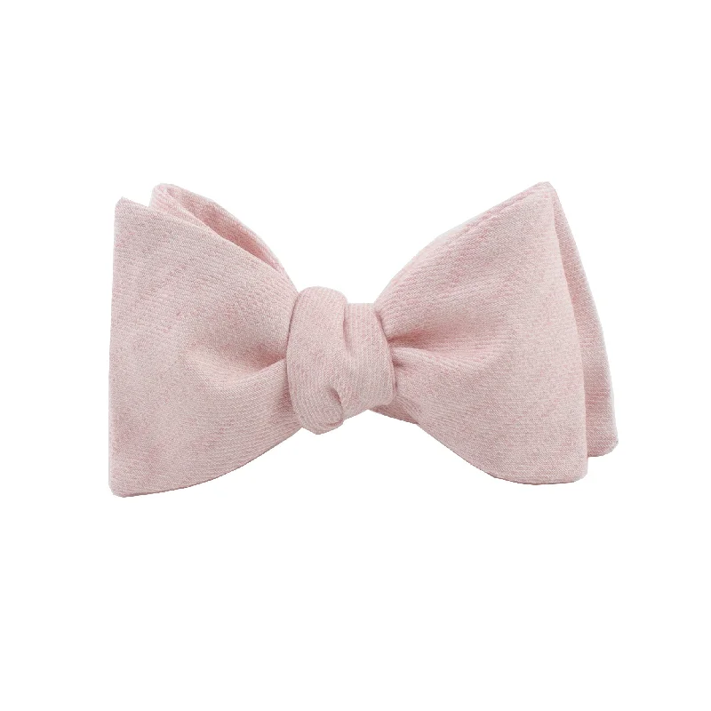 Blush Cloud Self Tie Bow Tie