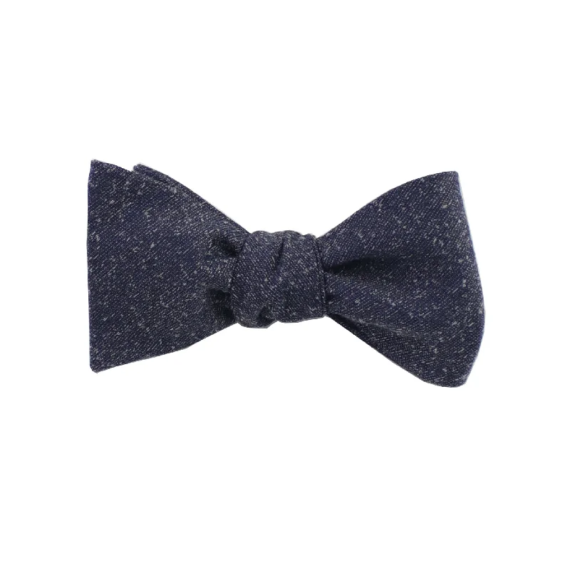 Grey Speck Self Tie Bow Tie