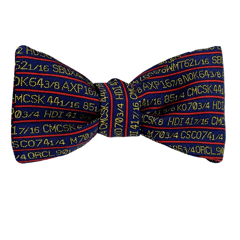 Stock Ticker Bow Tie