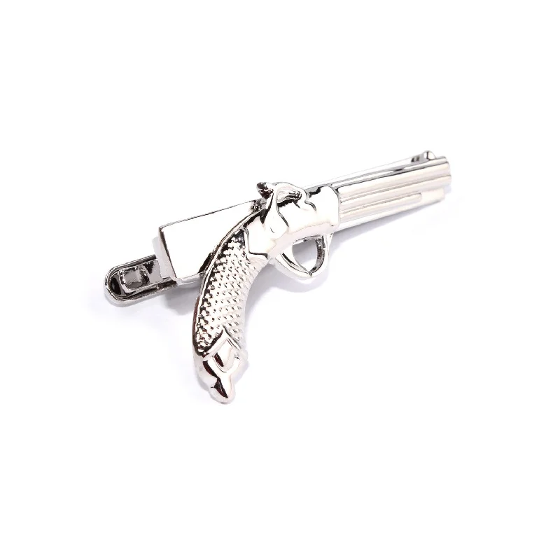 The Revolver Silver Tie Bar