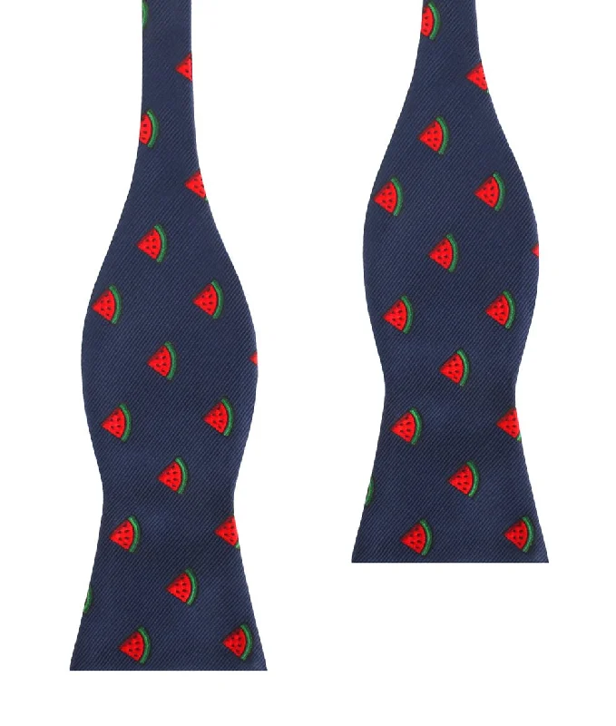 Watermelon Slice Self Bow Tie