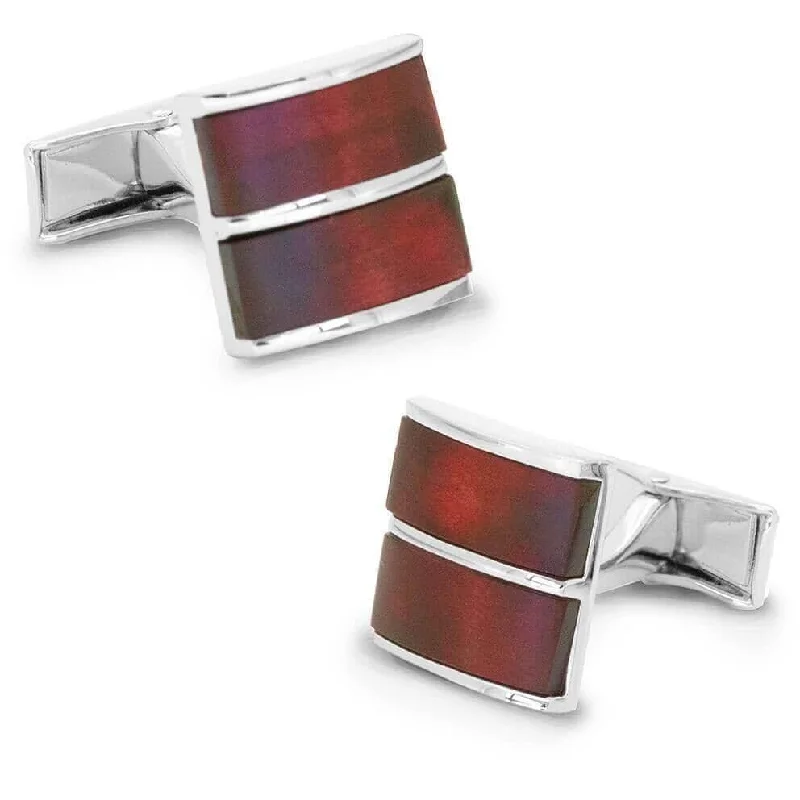 Dual Redwood Cufflinks