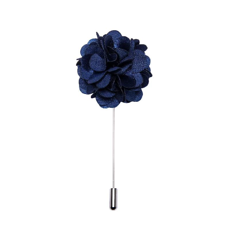 Luxury Purple Floral Lapel Pin