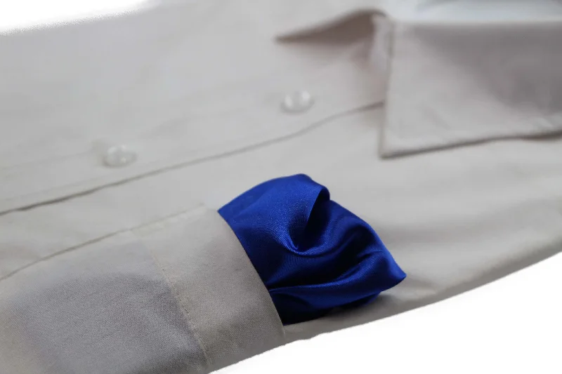 Mens Blue Pocket Square