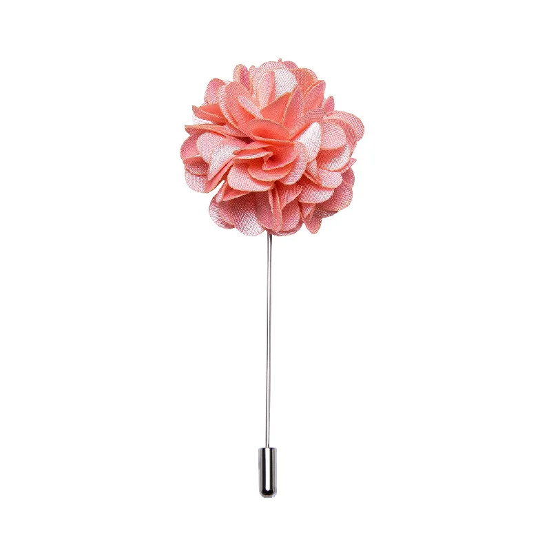 Pink Floral Lapel Pin