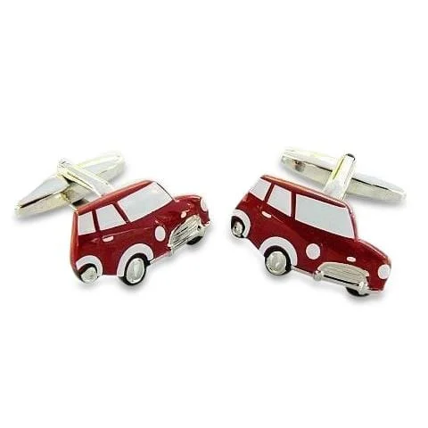 Red Mini Cufflinks