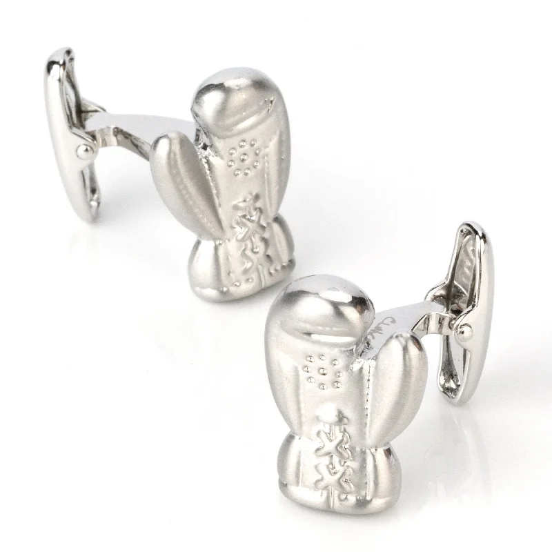 Silver Boxing Glove Cufflinks