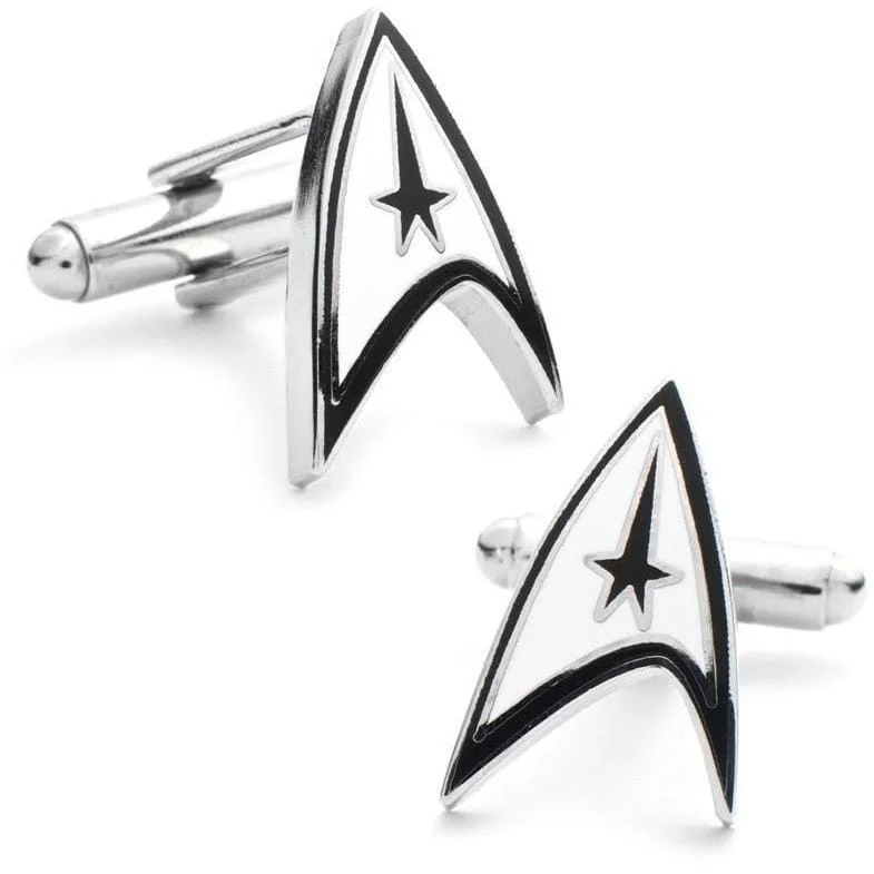 Star Trek Delta Shield Enamel Cufflinks