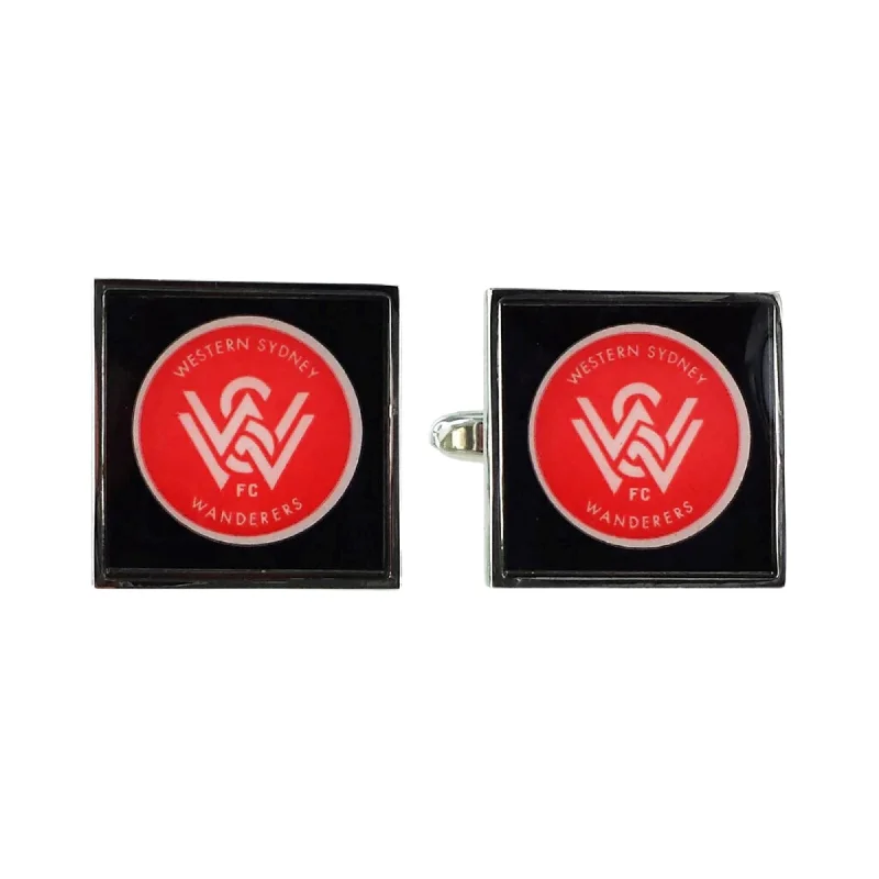 Western Sydney Wanderers A-League Football Cufflinks